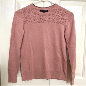 Banana Republic Forever Yoke Crew Neck Sweater XSP